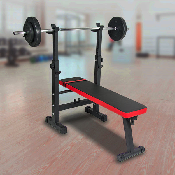 Folding Flat Weight Lifting Bench Body Workout Exercise Machine Home Fitness Weights Benches