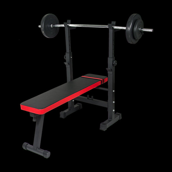Folding Flat Weight Lifting Bench Body Workout Exercise Machine Home Fitness Weights Benches