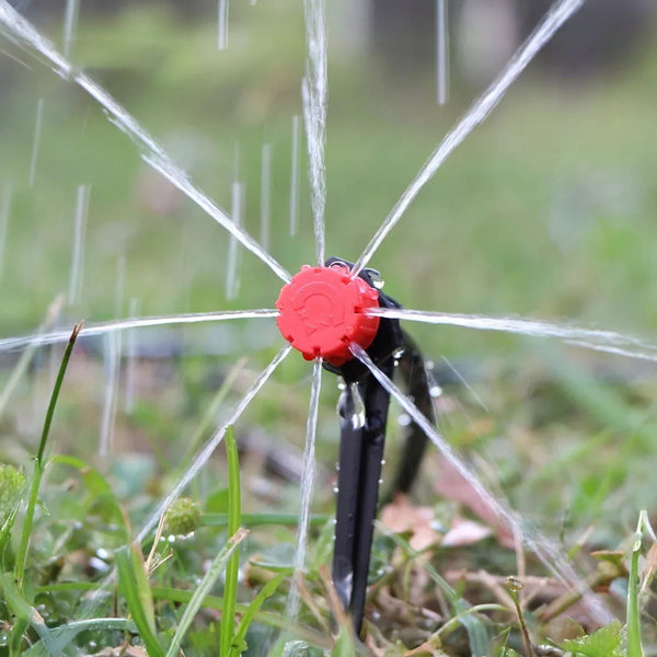 50M Hose Garden Irrigation System Plant Watering Diy Micro Drip Kits Lawn Sprinklers & Sprinkler Heads