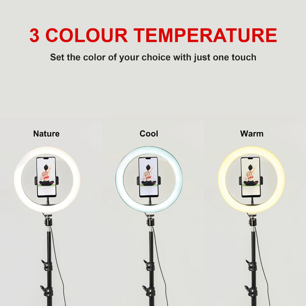 10" Led Selfie Ring Light With 1.6M Tripod Stand Phone Holder Photo Live Makeup Other Lighting & Studio