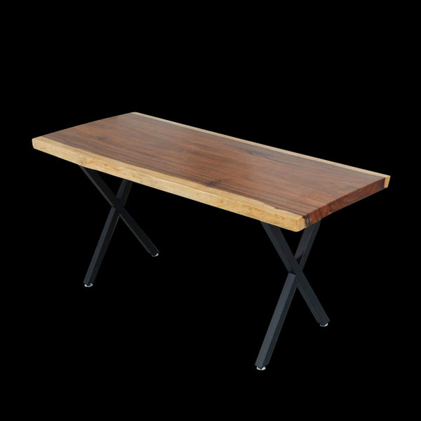 X Shaped Table Bench Desk Legs Retro Industrial Design Fully Welded Black Tables