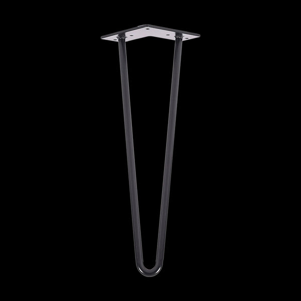 Set Of 4 Industrial Retro Hairpin Table Legs 12Mm Steel Bench Desk 41Cm Black Dining Table Legs