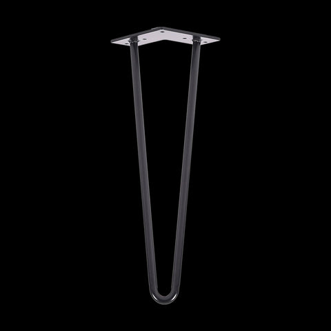 Set Of 4 Industrial Retro Hairpin Table Legs 12Mm Steel Bench Desk 41Cm Black Dining Table Legs