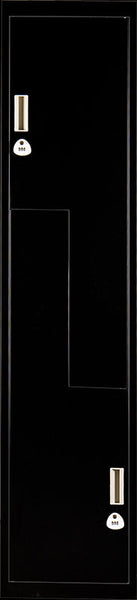 Black Two Door L Shaped Office Gym Shed Storage Lockers 3 Digit Combination Cabinets & Cupboards
