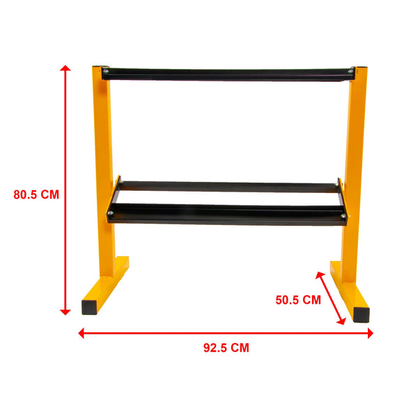 2 Tier Dumbbell Rack For Weights Storage Dumbbells