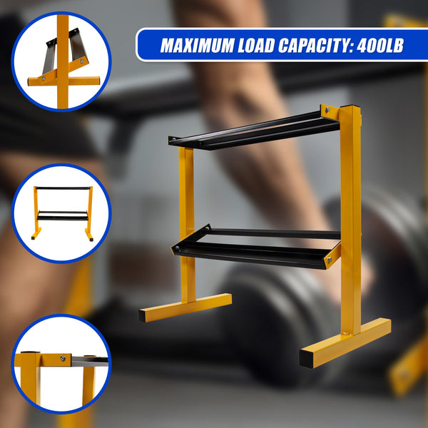 2 Tier Dumbbell Rack For Weights Storage Dumbbells