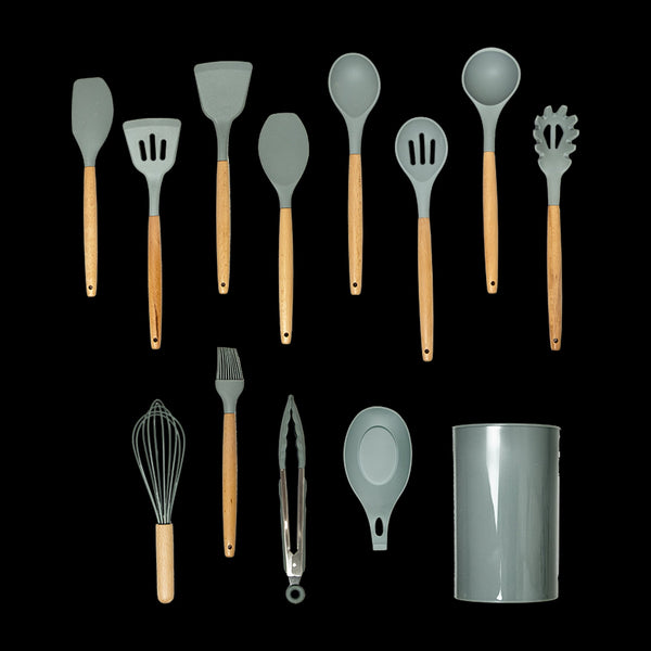 13X Kitchen Utensils For Cooking Baking Silicone Set Cooking Utensils