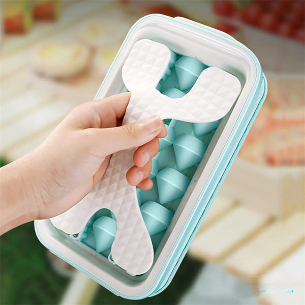 Ice Cubes Trays & Moulds 2 Inch Portable Silicone Ice Ball Mold Maker Water Bottle Cube Mould