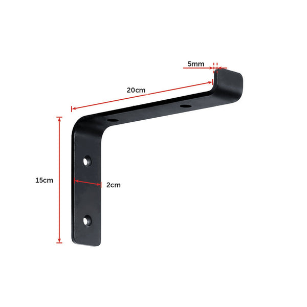 Floating Wall Shelf Brackets Heavy Duty Rustic Industrial 4 Pack Wall Shelves