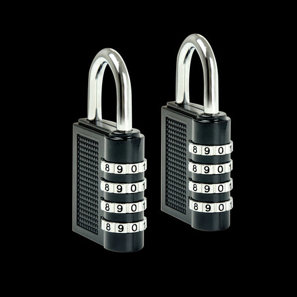 X2 Combination Padlock 4 Digit Outdoor Weatherproof Security School Lock Travel Padlocks