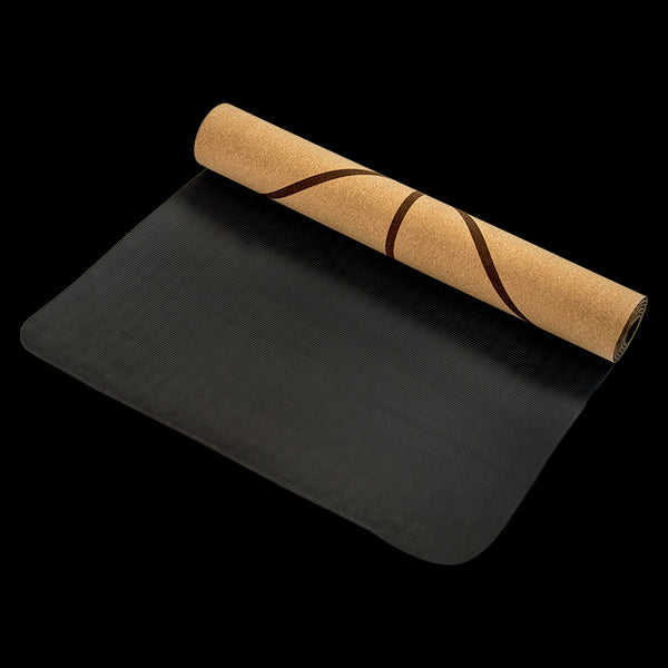 Natural Cork Tpe Yoga Mat Sports Eco Friendly Exercise Fitness Gym Pilates Mats & Non Slip Towels