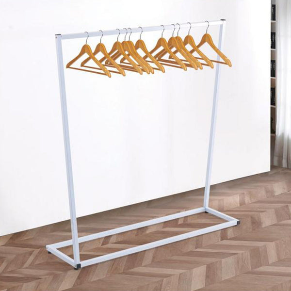 Commercial Clothing Garment Rack Retail Shop White Garment Racks