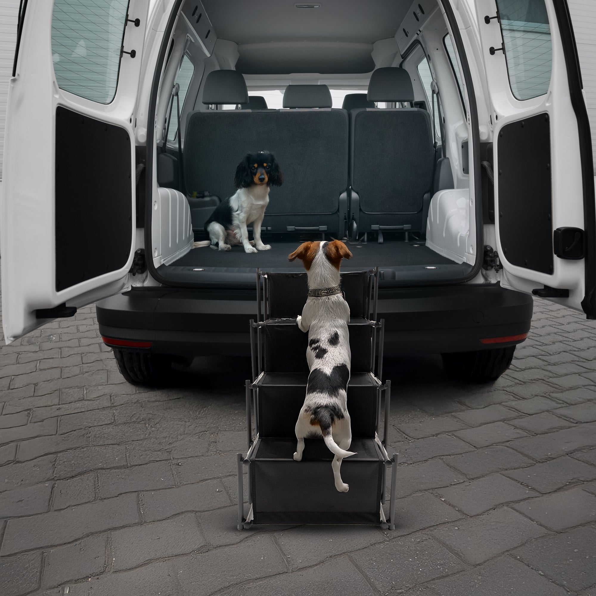 Folding Pet Dog Car Boot Access Steps Ladder Stairs Strong Lightweight Pet Transport