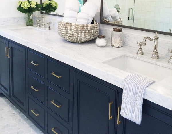 15X Brushed Brass Drawer Pulls Kitchen Cabinet Handles Gold Finish 96Mm Kitchen Cabinet Doors And Fronts