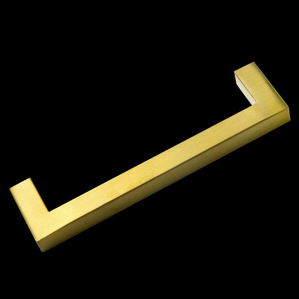 15X Brushed Brass Drawer Pulls Kitchen Cabinet Handles Gold Finish 128Mm Kitchen Cabinet Doors And Fronts