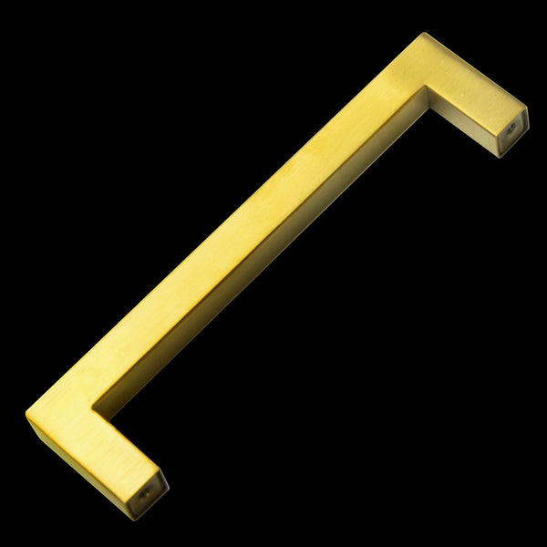 15X Brushed Brass Drawer Pulls Kitchen Cabinet Handles Gold Finish 128Mm Kitchen Cabinet Doors And Fronts