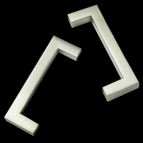 Brushed Nickel Stainless Steel Kitchen Cabinet Square Drawer Pull Door Handles 15 Pack Kitchen Cabinet Doors And Fronts