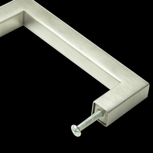 Brushed Nickel Stainless Steel Kitchen Cabinet Square Drawer Pull Door Handles 15 Pack Kitchen Cabinet Doors And Fronts