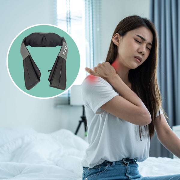 Shiatsu Neck Back Shoulder Massager With Heat Deep Kneading Pillow Massagers