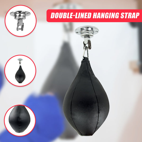 Boxing Speed Bag Pu Leather Mma Punching Focus Muay Thai Training Punching Bags
