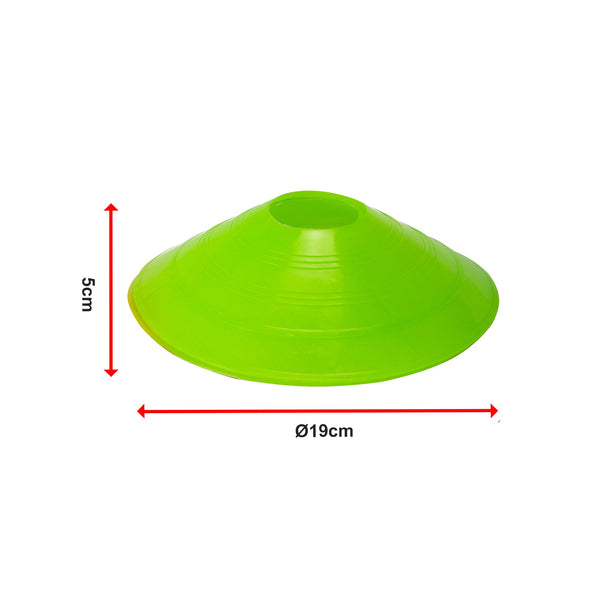 60 Pack Sports Training Discs Markers Cones Soccer Afl Exercise Personal Fitness Training Aids