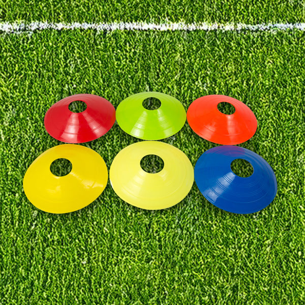 60 Pack Sports Training Discs Markers Cones Soccer Afl Exercise Personal Fitness Training Aids
