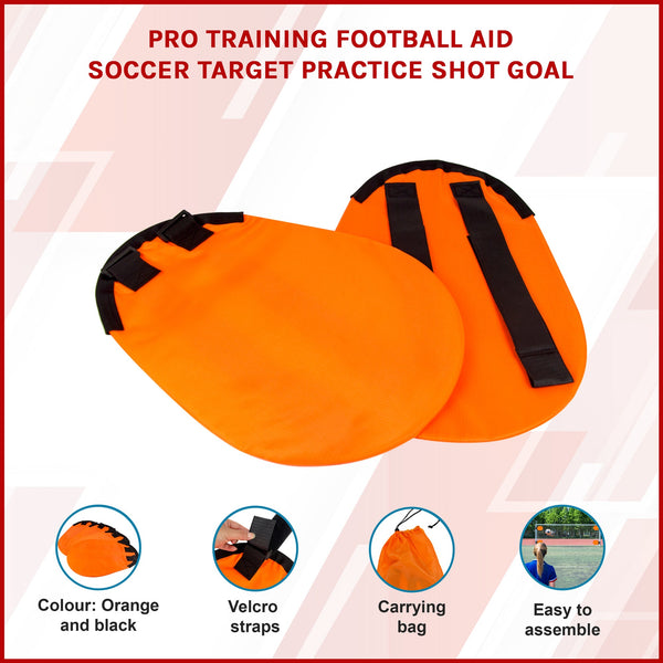 Pro Training Football Aid Soccer Target Practice Shot Goal Training Aids