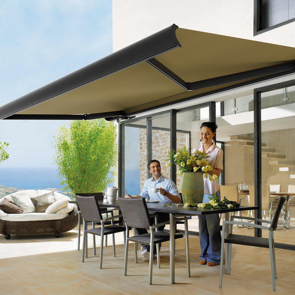Heavy Duty Full Cassette Motorised Awning 5.5M X 3.0M Awning & Canopy Parts