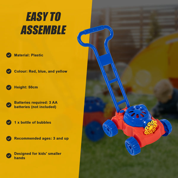 Kids Bubble Lawnmower Bubbles Machine Blower Outdoor Garden Party Little Onetoy Bubble Toys