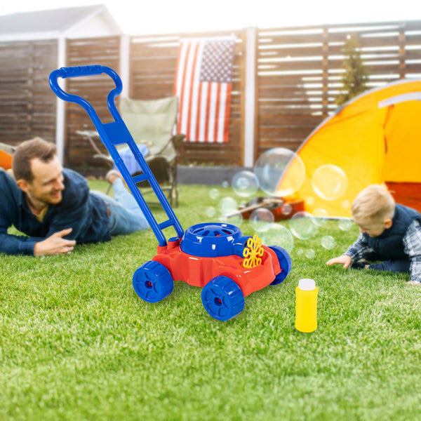 Kids Bubble Lawnmower Bubbles Machine Blower Outdoor Garden Party Little Onetoy Bubble Toys