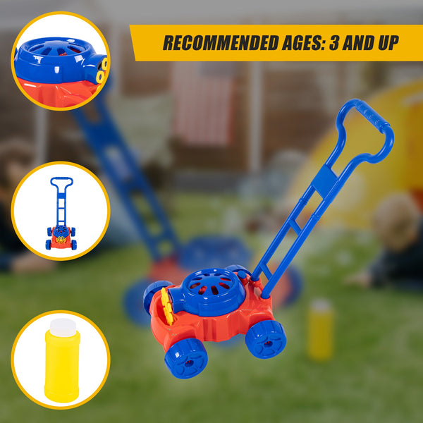 Kids Bubble Lawnmower Bubbles Machine Blower Outdoor Garden Party Little Onetoy Bubble Toys