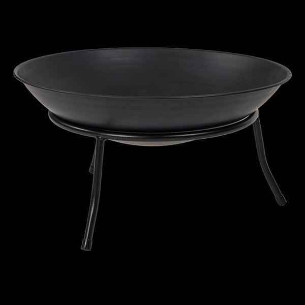 Iron Fire Bowl Traditional Log Pit Outdoor Heating Camp Site Barbecue Fire Pits