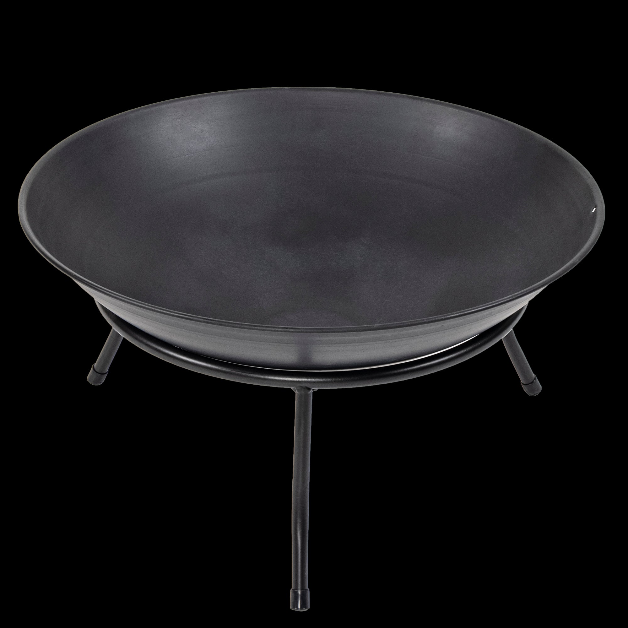 Iron Fire Bowl Traditional Log Pit Outdoor Heating Camp Site Barbecue Fire Pits