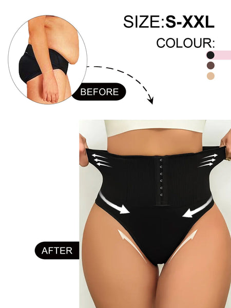 High Waisted Shaping Pants For Women Strong Butt Lifting Cinching Postpartum Plus Size Buttoned Bodysuit Hip &Amp; Belly Slimming Trainer Women's Pant
