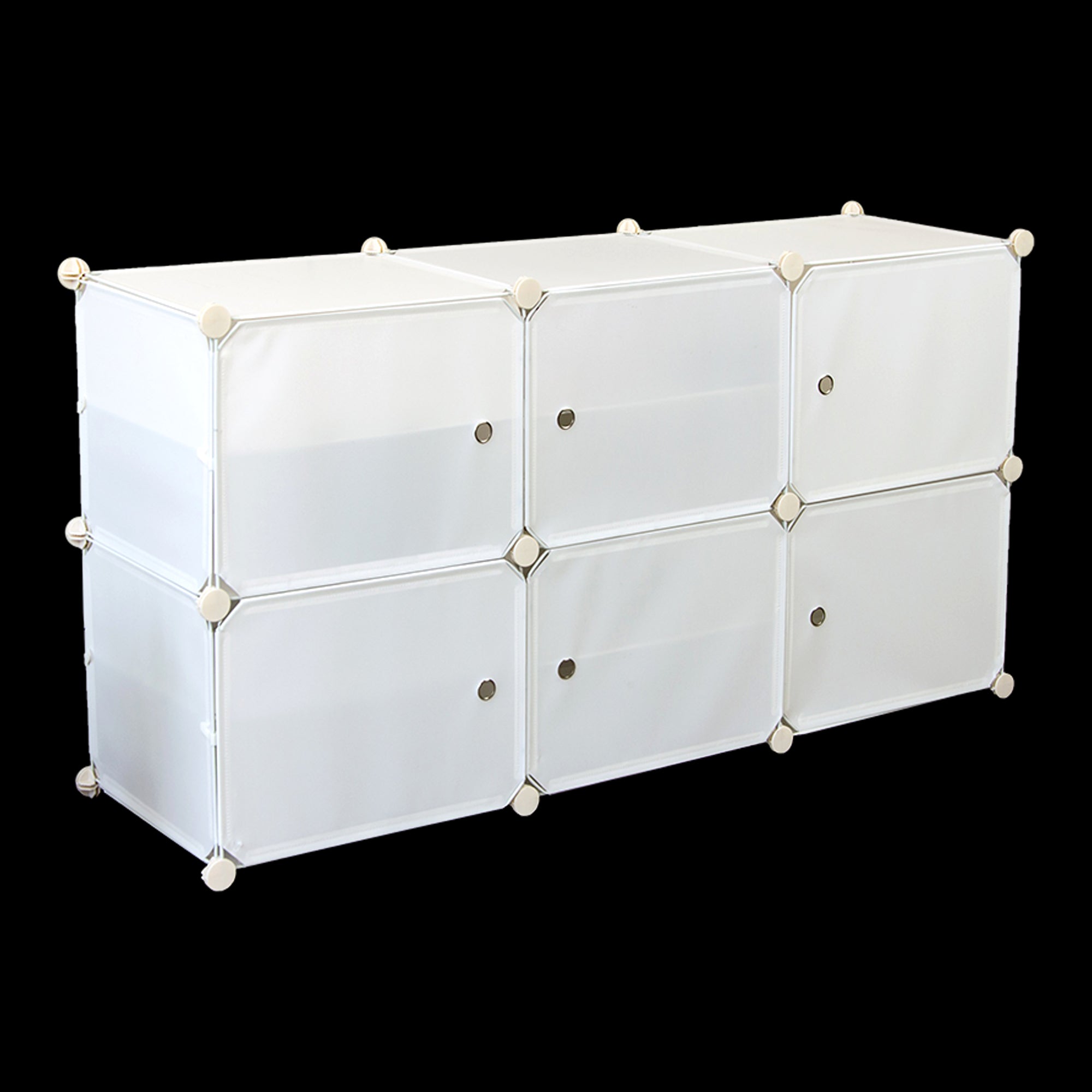 White Cube Diy Shoe Cabinet Rack Storage Portable Stackable Organiser Stand Shoe Cabinets