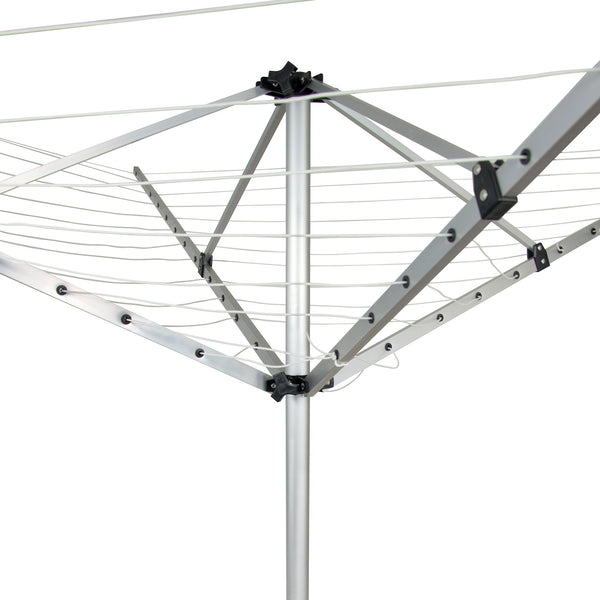 4 Arm Rotary Airer Outdoor Washing Line Clothes Dryer 50M Length Clothes Airers