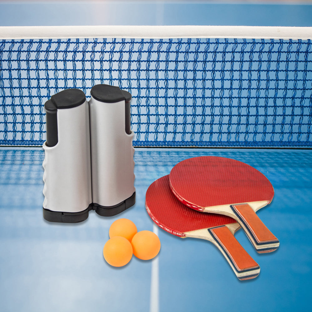 Table Tennis Game Indoor Portable Travel Ping Pong Ball Set Extendable Table Tennis Balls