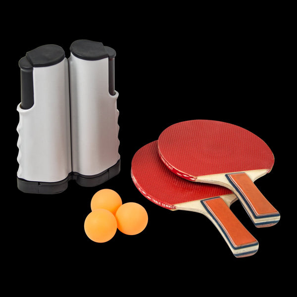 Table Tennis Game Indoor Portable Travel Ping Pong Ball Set Extendable Table Tennis Balls