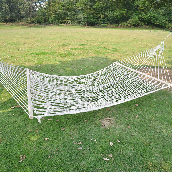 4M Traditional Cotton Rope Hammock With Hanging Hardware Hammocks