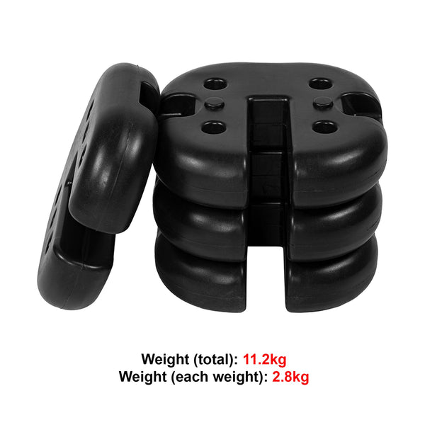 4Pcs Outdoor Canopy Tent Leg Weights Anchor Stand Heavy Duty Gazebo Discs Base Tent & Canopy Accessories