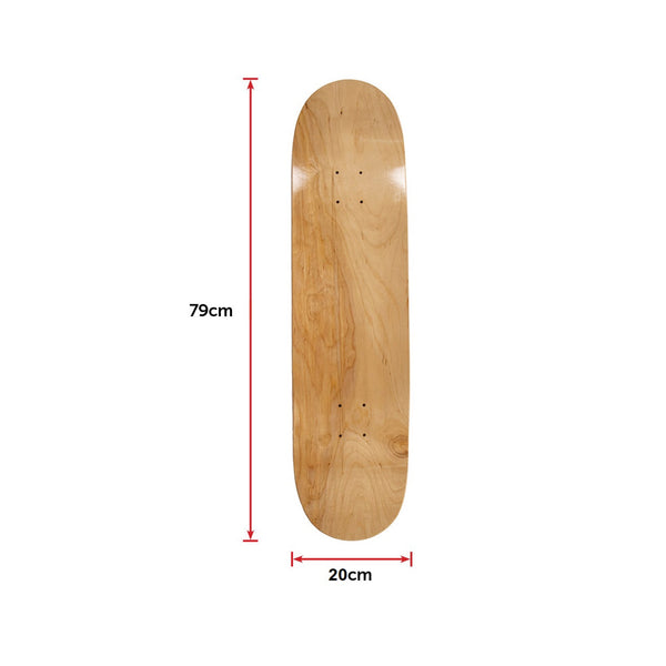 Skateboard Deck Natural Wood Maple Double Concave Blank Board Diy Skateboards