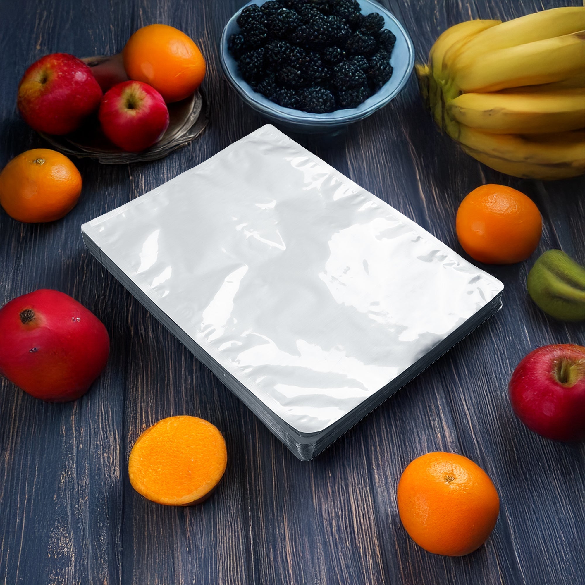 100X Food Vacuum Bags Pouch Foil Aluminum Storage Heat Seal 30X40cm Storage Bags