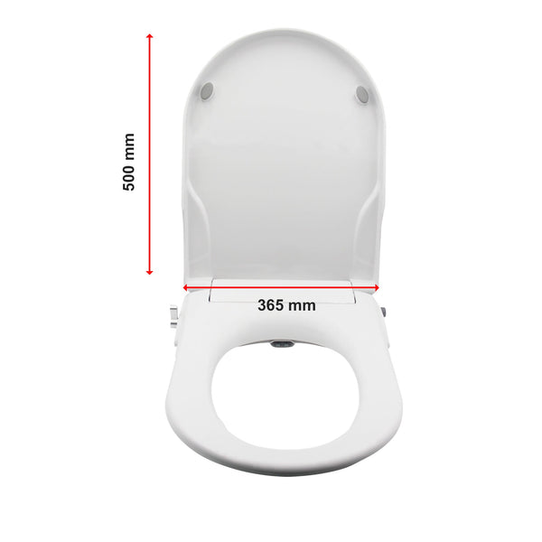 Non Electric Bidet Toilet Seat W/ Cover Bathroom Spray Water Wash Toilet Seats