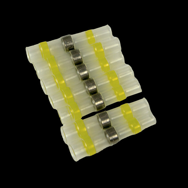 250Pcs Waterproof Solder Seal Sleeve Heat Shrink Butt Wire Connectors Terminals Heat Shrink Tubing