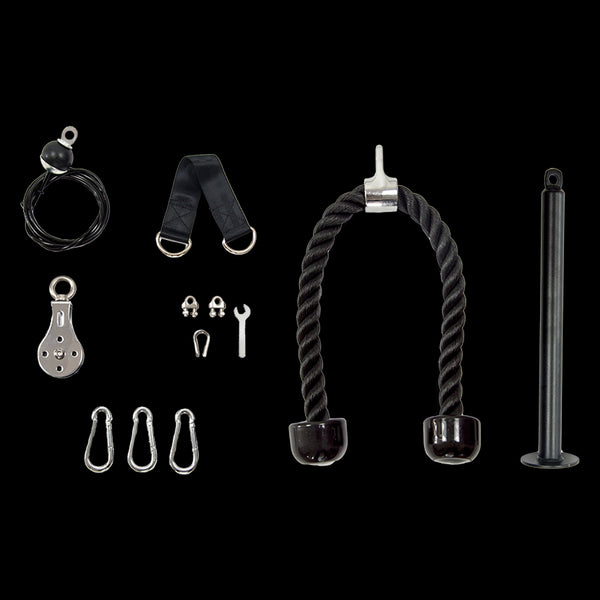 Pulley System Cable Attachment Down Machine Diy Home Gym Workout Kit Other Strength Training