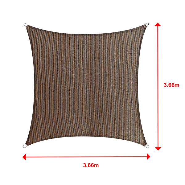 Rectangle Sun Shade Sail Fabric Garden Patio Pool Awning Canopy Cover Coffee Shade Sails