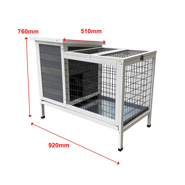 Rabbit Bunny Cage Hutch Pet Cages Enclosure Small Animal Cages & Hutches