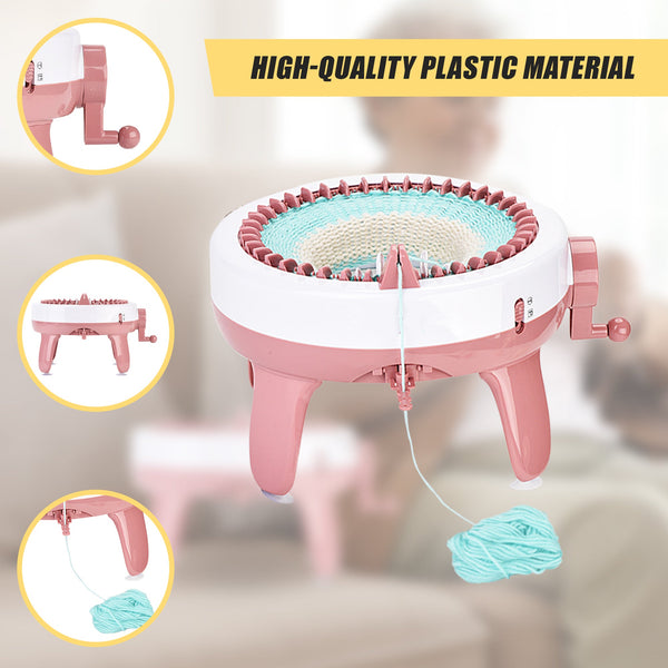 Diy Knitting Machine Smart Weaving Rotating Kids Toy Scarf Sock Hat Gift Other Knitting Accessories