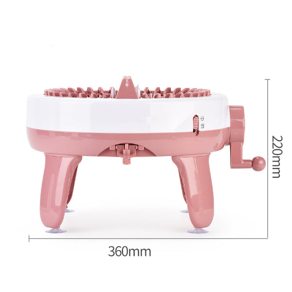 Diy Knitting Machine Smart Weaving Rotating Kids Toy Scarf Sock Hat Gift Other Knitting Accessories