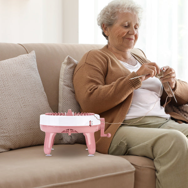 Diy Knitting Machine Smart Weaving Rotating Kids Toy Scarf Sock Hat Gift Other Knitting Accessories